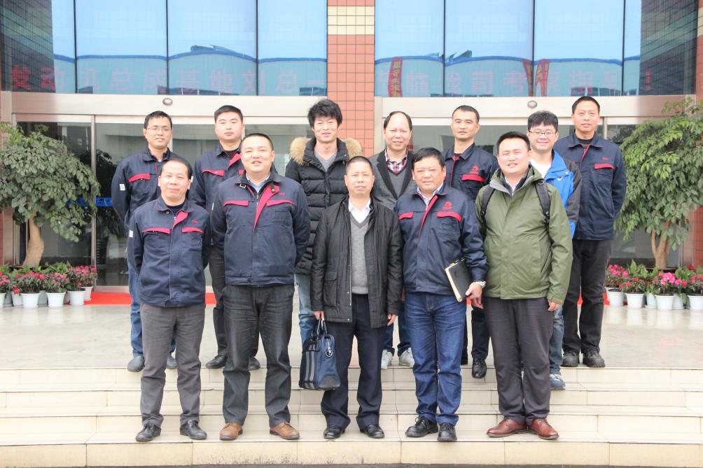 欢迎吉利杭州慈溪发动机总成基地刘总来访伟德体育官方网站
